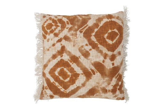 Coussin brun en coton Ester