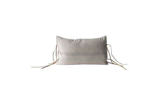 Coussin clair en coton Balleroy