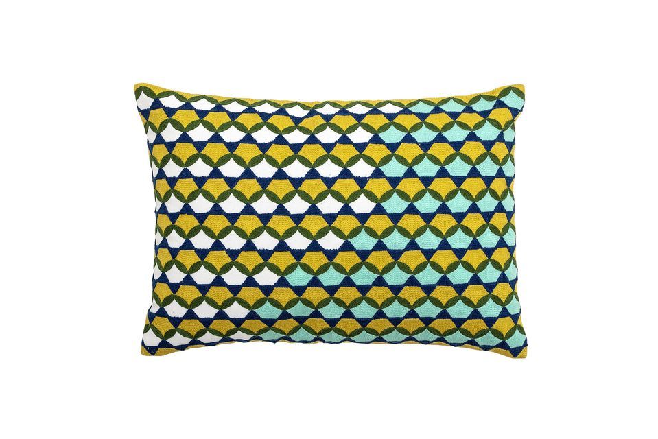 Coussin Coulx vert Bloomingville