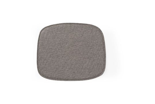 Coussin d'assise en tissu gris Form Détouré
