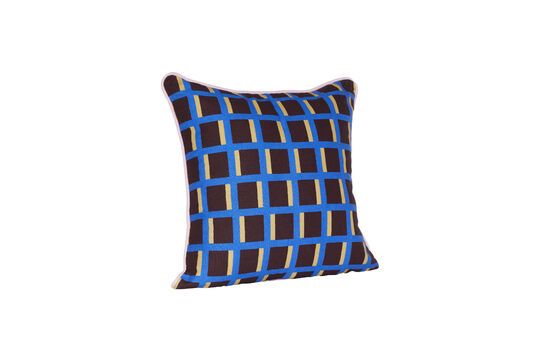 Coussin en coton bleu Agenda