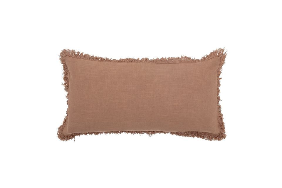 Coussin en coton brun Efie Bloomingville