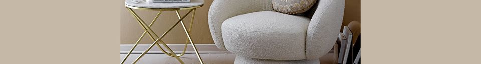 Mise en avant matière Coussin en coton Fiacre