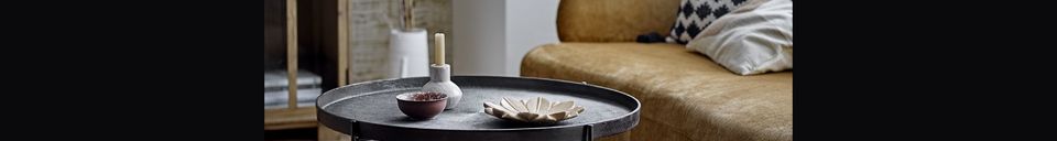 Mise en avant matière Coussin en coton Ginette