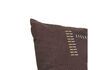 Miniature Coussin en coton marron Elodie 6