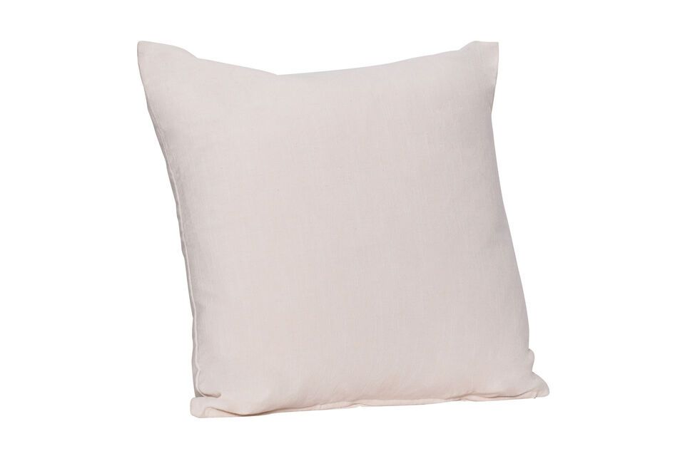 Le coussin en coton multicolore Elodie enrichit votre salon ou chambre à coucher avec ses détails