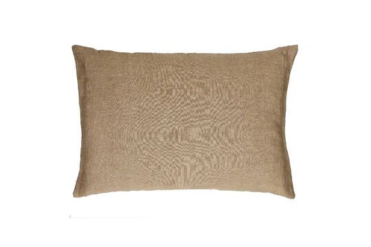 Coussin en coton ocre Basics