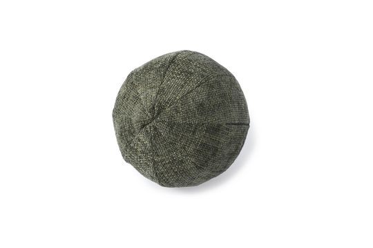 Coussin en polyester vert Ball