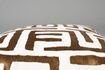 Miniature Coussin en tissu beige Lane 5