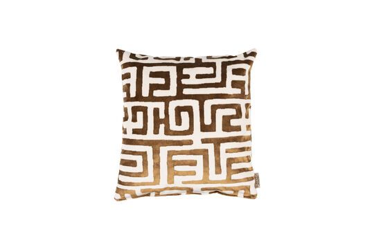 Coussin en tissu beige Lane