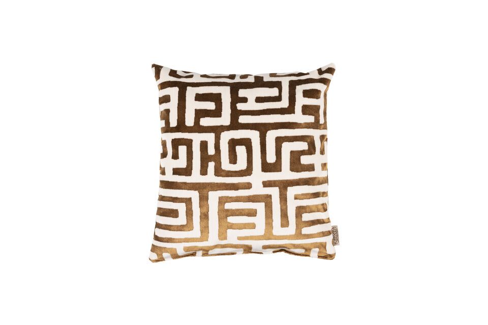 Coussin en tissu beige Lane DutchBone