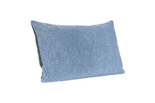 Coussin en tissu bleu Bliss Détouré