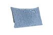 Miniature Coussin en tissu bleu Bliss 1