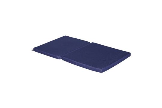 Coussin en tissu bleu foncé String
