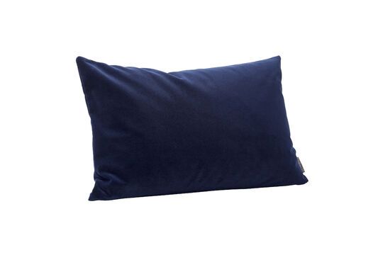 Coussin en tissu bleu foncé Willow Détouré