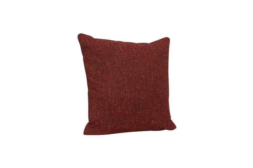 Coussin en tissu rouge Sola Hübsch