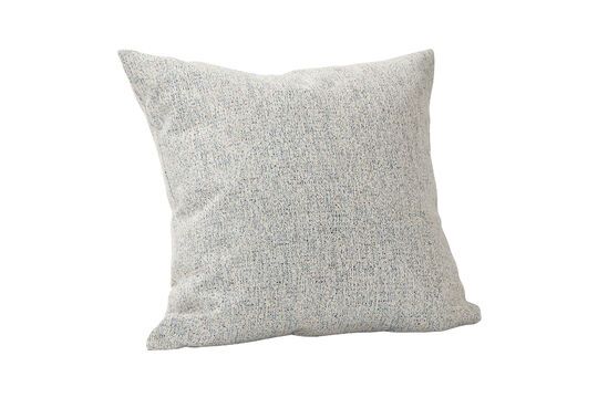 Coussin en toile bleu et sable Speckle Détouré