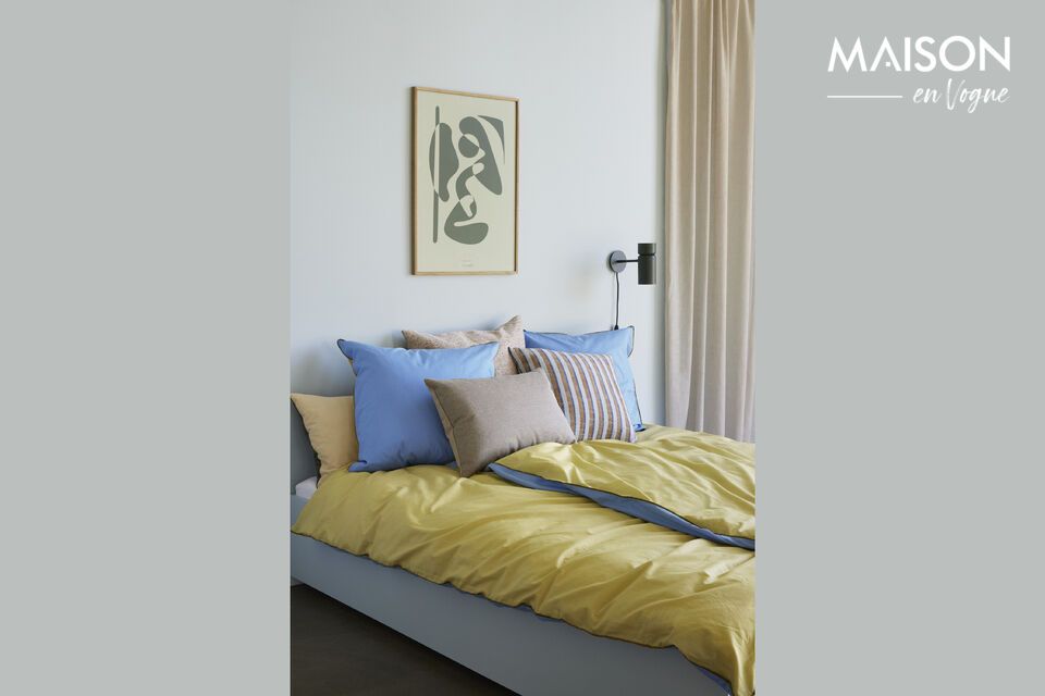 Parfait pour ajouter une touche de couleur et de texture à votre canapé ou lit