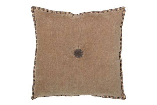 Coussin en velour sepia Levy