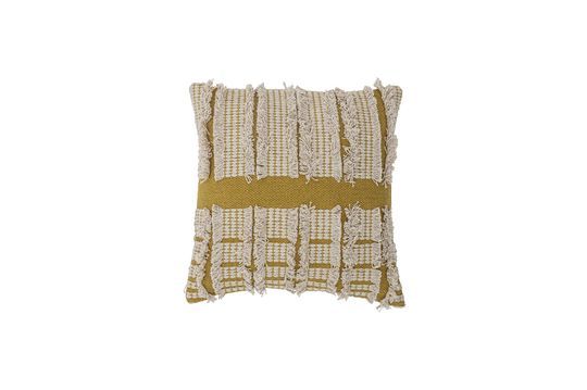 Coussin jaune en coton Cea Détouré