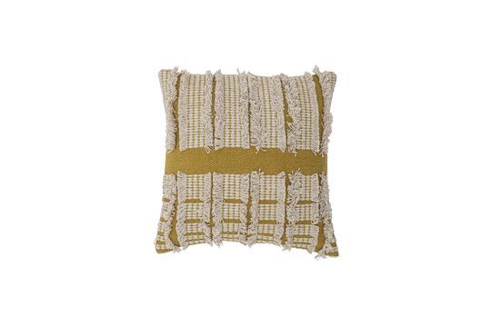 Coussin jaune en coton Cea