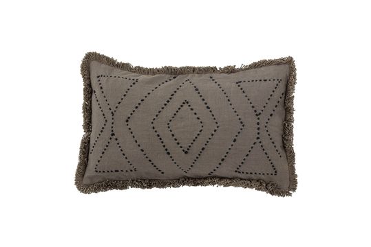 Coussin marron en coton Baloo Détouré