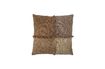 Miniature Coussin marron en coton Gija 1