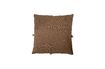 Miniature Coussin marron en coton Gija 4