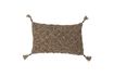 Miniature Coussin marron en coton Lione 1