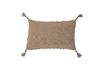 Miniature Coussin marron en coton Lione 5