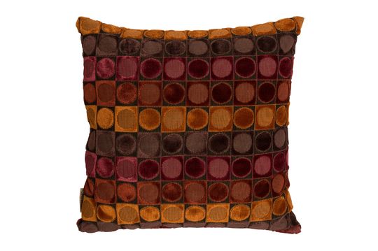 Coussin Ottawa rouge et orange Détouré