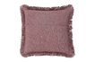 Miniature Coussin rose en coton Delva 3