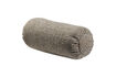 Miniature Coussin rouleau 50xØ23 cm tissu marron chiné Baggy 1