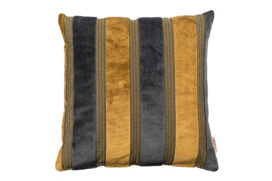 Coussin Scott jaune et gris Détouré