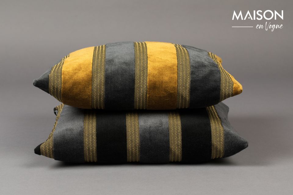Plongez au cur du XXème siècle avec le coussin Scott de Dutchbone et son style inspiré des