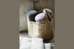 Miniature Coussin traversin en velours de coton vert Deale 2