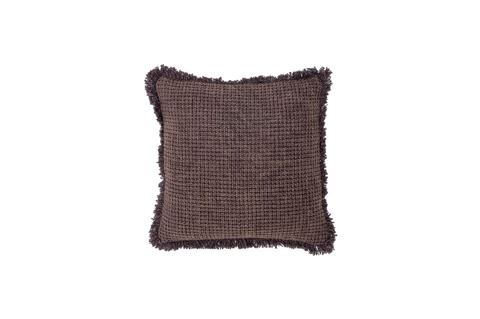 Coussin violet en coton Delva Bloomingville