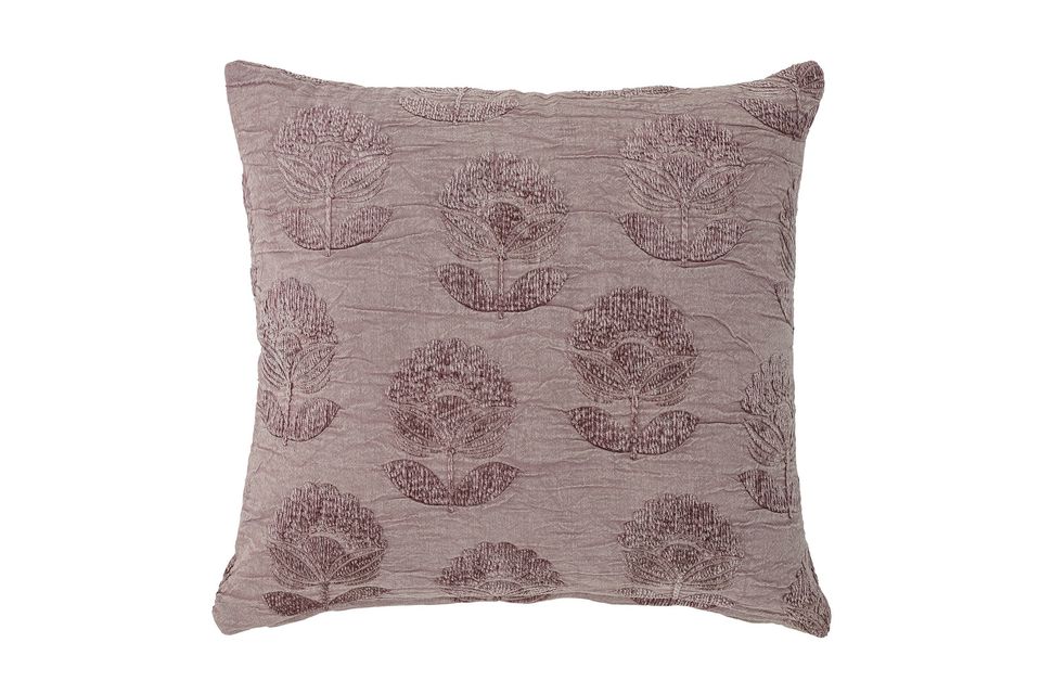 Coussin violet en coton Sofia Bloomingville