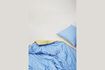 Miniature Couvre-lit en coton bleu Aki 60x200cm 3