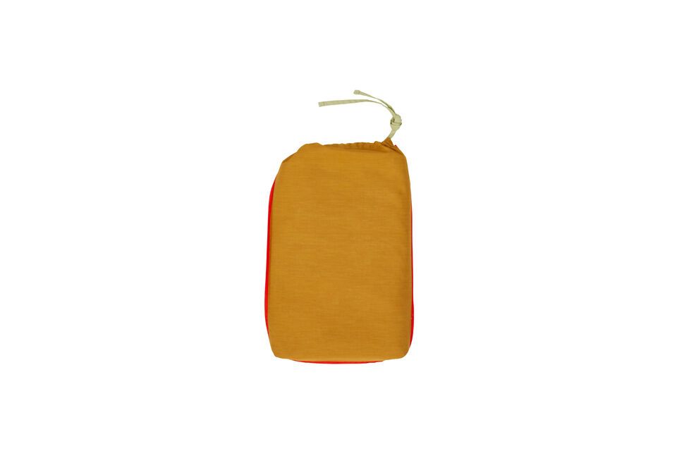 Couvre-lit en coton orange Aki 60x200 cm - 6