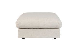 Cream fabric footrest Sense