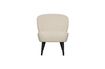 Miniature Cream sheepskin effect armchair Sara 1