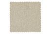Miniature Cream sheepskin effect round pouffe Sara 3