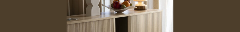 Materiali prima di tutto Credenza Barbier 180 Natural