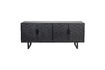 Miniatura Credenza bassa in legno di abete nero Linc 1