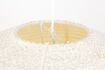Miniatuur Crème textiel hanglamp L Cocoon 8
