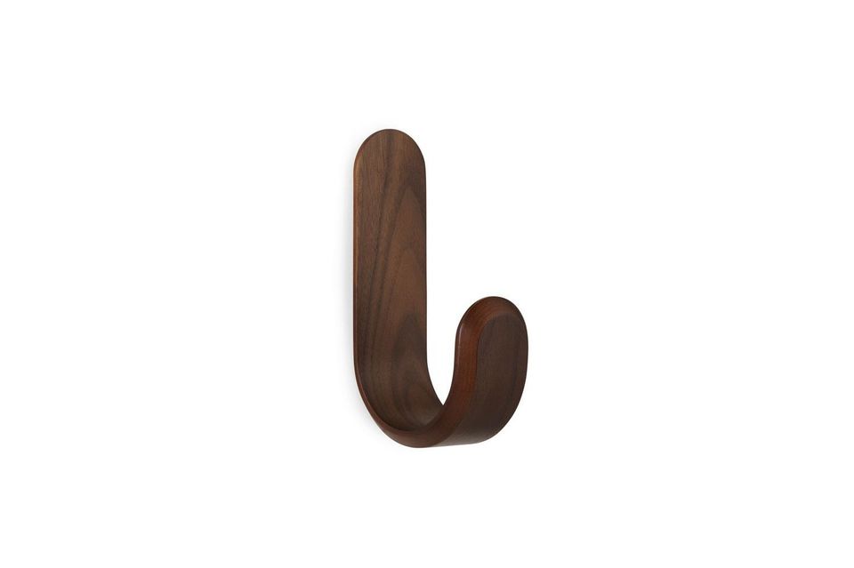 Crochet en noyer marron Curve Normann Copenhagen