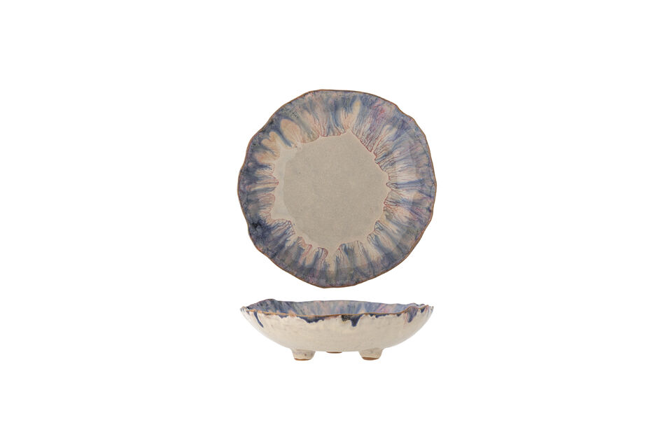 Cuenco D18,5xH5 cm de gres azul Amalia Bloomingville