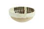 Miniatura Cuenco de loza color hueso Artesano Clipped
