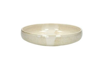 Cuenco sopero de porcelana beige turrón